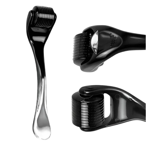 Derma Roller with 540 stainless steel Needles , Microneedling Roller for Beard Growth, Scarring and Face Skin Rejuvenation